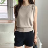 ノースリーブ サマーニット 夏トップス | COCOMOMO | 詳細画像3 