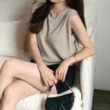 ノースリーブ サマーニット 夏トップス | COCOMOMO | 詳細画像4 