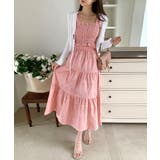 シャーリングキャミソール ティアードスカート セットアップ夏 | COCOMOMO | 詳細画像19 