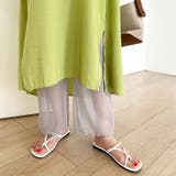 シアーレギンス チュールレギンス レギンスパンツ | COCOMOMO | 詳細画像14 