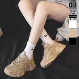 厚底スニーカー ダッドスニーカー シューズ | COCOMOMO | 詳細画像1 