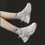 厚底スニーカー ダッドスニーカー シューズ | COCOMOMO | 詳細画像11 