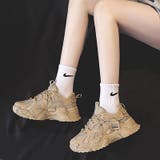 厚底スニーカー ダッドスニーカー シューズ | COCOMOMO | 詳細画像4 