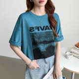 フォトプリントTシャツ ロゴtシャツ オーバーサイズ | COCOMOMO | 詳細画像4 