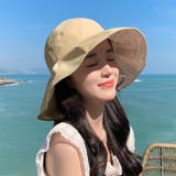 つば広ハット 帽子 日焼け対策 | COCOMOMO | 詳細画像14 