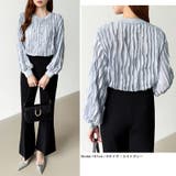 フリルトップス 長袖カットソー ウェーブTシャツ | COCOMOMO | 詳細画像21 