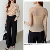 オフショルダードレープトップス オフショルダー シアートップス | COCOMOMO | 詳細画像25 