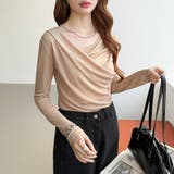 オフショルダードレープトップス オフショルダー シアートップス | COCOMOMO | 詳細画像27 