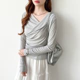 オフショルダードレープトップス オフショルダー シアートップス | COCOMOMO | 詳細画像29 