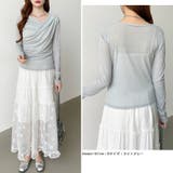 オフショルダードレープトップス オフショルダー シアートップス | COCOMOMO | 詳細画像32 