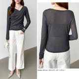 オフショルダードレープトップス オフショルダー シアートップス | COCOMOMO | 詳細画像39 