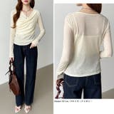 オフショルダードレープトップス オフショルダー シアートップス | COCOMOMO | 詳細画像5 