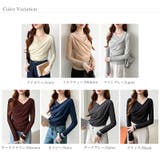 オフショルダードレープトップス オフショルダー シアートップス | COCOMOMO | 詳細画像52 