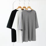 サラッと涼感 吸水速乾 オーバーサイズTシャツ | COCOMOMO | 詳細画像15 
