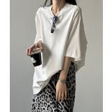 サラッと涼感 吸水速乾 オーバーサイズTシャツ | COCOMOMO | 詳細画像6 