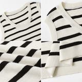 ノースリーブワンピース ボーダーワンピース 夏ワンピース | COCOMOMO | 詳細画像14 