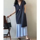 レイヤードワンピース セットアップ 夏ワンピース | COCOMOMO | 詳細画像2 