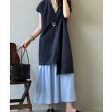 レイヤードワンピース セットアップ 夏ワンピース | COCOMOMO | 詳細画像4 