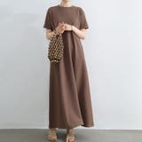 エンボスワンピース フレアワンピース 夏ワンピース | COCOMOMO | 詳細画像2 