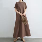 エンボスワンピース フレアワンピース 夏ワンピース | COCOMOMO | 詳細画像4 