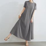 エンボスワンピース フレアワンピース 夏ワンピース | COCOMOMO | 詳細画像14 