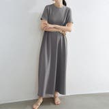 エンボスワンピース フレアワンピース 夏ワンピース | COCOMOMO | 詳細画像17 