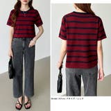 サマーニット ボーダーニット トップス夏 | COCOMOMO | 詳細画像36 