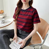 サマーニット ボーダーニット トップス夏 | COCOMOMO | 詳細画像38 