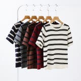 サマーニット ボーダーニット トップス夏 | COCOMOMO | 詳細画像39 