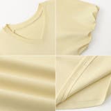 サイドギャザートップス パフスリーブ Tシャツ | COCOMOMO | 詳細画像18 