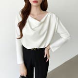 3wayで着回し自在 オフショルダー ドレープトップス | COCOMOMO | 詳細画像15 