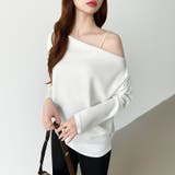 3wayで着回し自在 オフショルダー ドレープトップス | COCOMOMO | 詳細画像16 