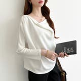 3wayで着回し自在 オフショルダー ドレープトップス | COCOMOMO | 詳細画像17 