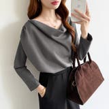 3wayで着回し自在 オフショルダー ドレープトップス | COCOMOMO | 詳細画像1 