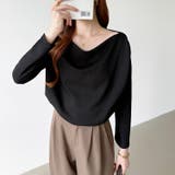 3wayで着回し自在 オフショルダー ドレープトップス | COCOMOMO | 詳細画像24 