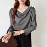 3wayで着回し自在 オフショルダー ドレープトップス | COCOMOMO | 詳細画像2 