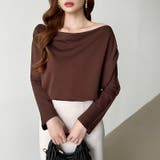 3wayで着回し自在 オフショルダー ドレープトップス | COCOMOMO | 詳細画像29 