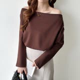 3wayで着回し自在 オフショルダー ドレープトップス | COCOMOMO | 詳細画像31 