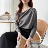 3wayで着回し自在 オフショルダー ドレープトップス | COCOMOMO | 詳細画像7 