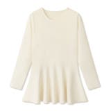 ペプラムトップス ペプラムニット オフィスカジュアル | COCOMOMO | 詳細画像44 