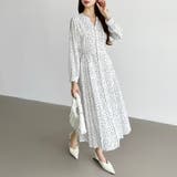 【花柄 ドット柄】 きれいめワンピース | COCOMOMO | 詳細画像12 