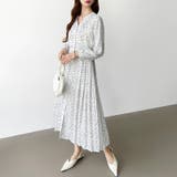 【花柄 ドット柄】 きれいめワンピース | COCOMOMO | 詳細画像15 