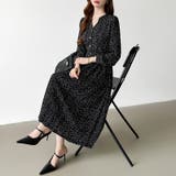 【花柄 ドット柄】 きれいめワンピース | COCOMOMO | 詳細画像24 