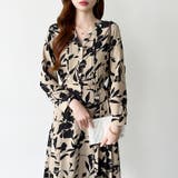 【花柄 ドット柄】 きれいめワンピース | COCOMOMO | 詳細画像5 