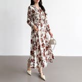 【花柄 ドット柄】 きれいめワンピース | COCOMOMO | 詳細画像36 