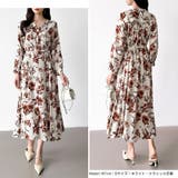 【花柄 ドット柄】 きれいめワンピース | COCOMOMO | 詳細画像40 
