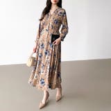 【花柄 ドット柄】 きれいめワンピース | COCOMOMO | 詳細画像47 