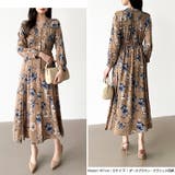 【花柄 ドット柄】 きれいめワンピース | COCOMOMO | 詳細画像48 