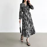 【花柄 ドット柄】 きれいめワンピース | COCOMOMO | 詳細画像53 