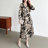 【花柄 ドット柄】 きれいめワンピース | COCOMOMO | 詳細画像8 